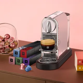 【Nespresso】施華洛世奇聯名款 CitiZ Platinum 膠囊咖啡機 飲水機 全自動咖啡機(訂製咖啡時光50顆組)