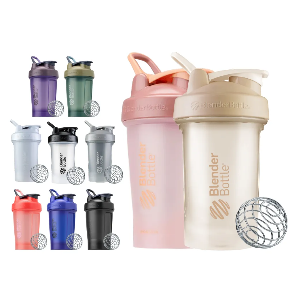 【Blender Bottle】2入組_美國Classic-V2 20oz經典第二代防漏搖搖杯(blenderbottle/運動水壺/搖搖杯)