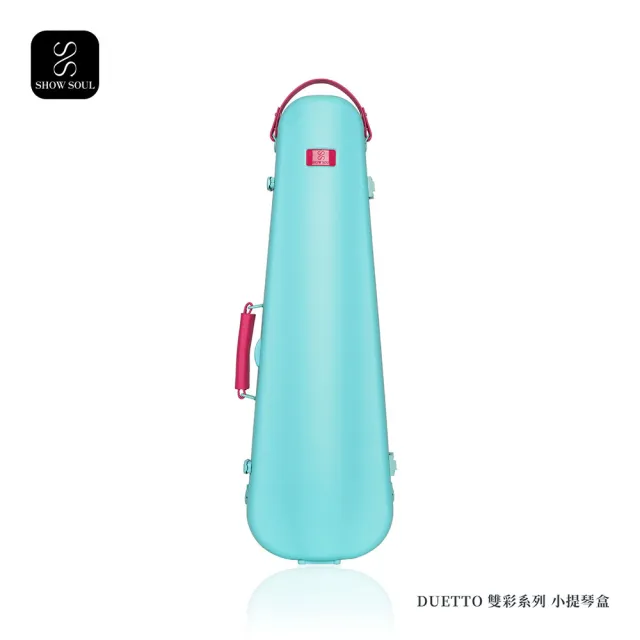 【ISVA Strings】DUETTO 雙彩系列 三角小提琴盒｜18色繽紛配色 流線美學｜1.7KG輕量硬殼 獨立譜袋