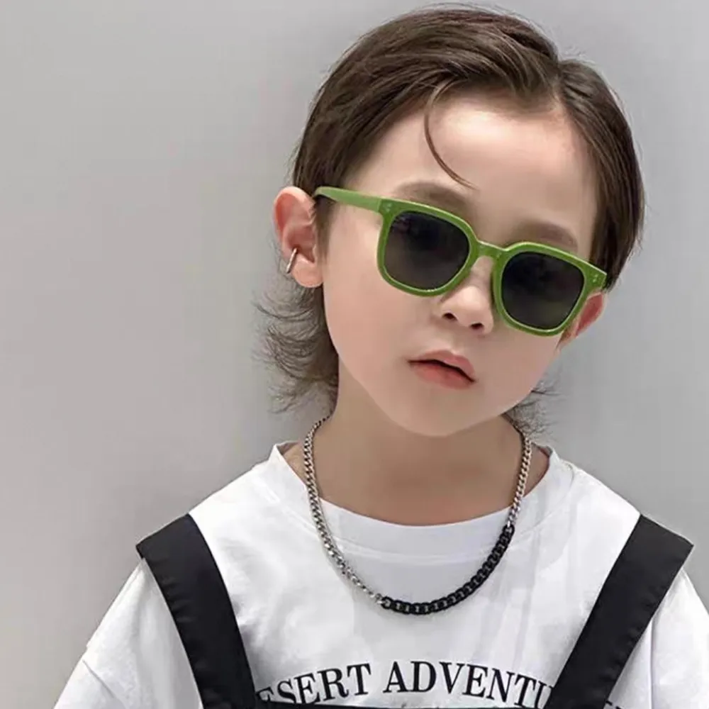 【SUNS】兒童偏光墨鏡 時尚韓版ins墨鏡 輕量矽膠彈性太陽眼鏡 抗UV400 S88(防眩光/遮陽/韌性強不易損壞)