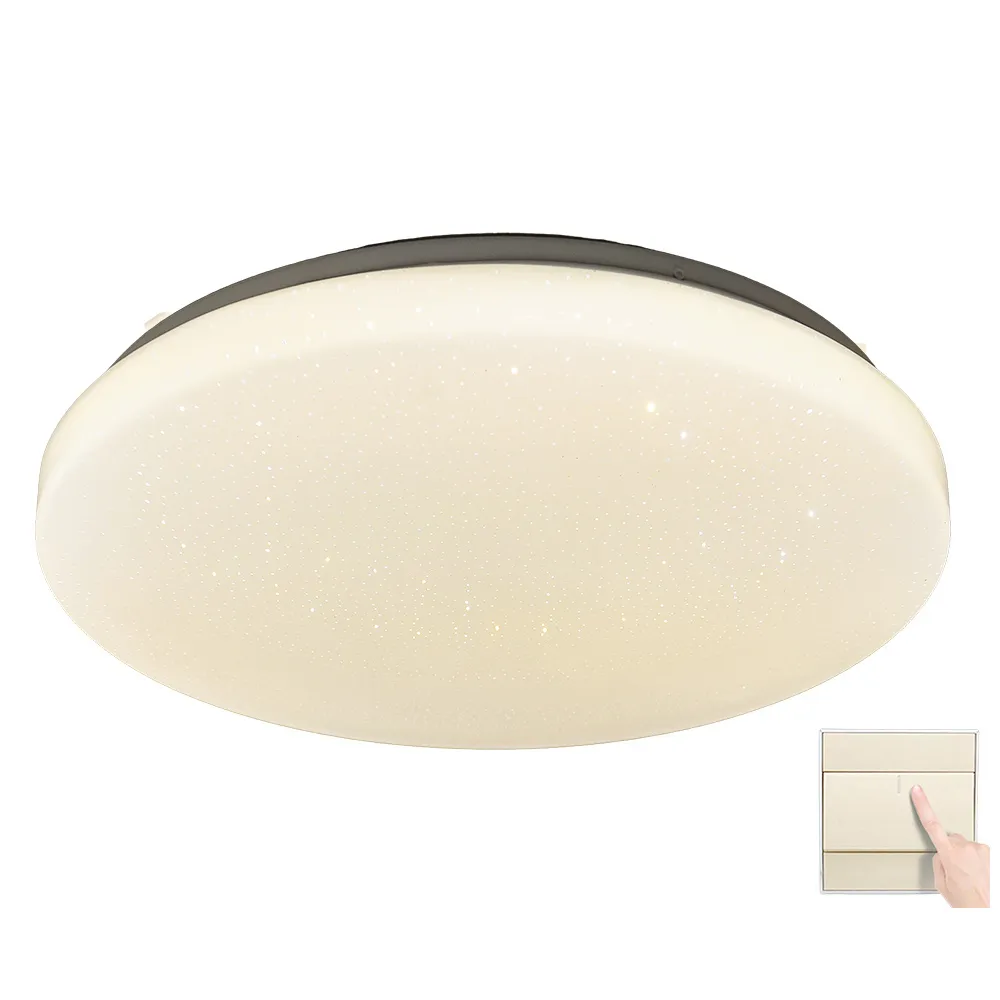 【Honey Comb】北歐星空LED52W四段調光臥室吸頂燈(V2898F52W．V2898F52Y．V2898F52N)