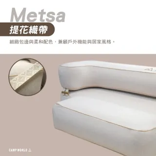 【Metsa 米特薩】眠月翻轉充氣沙發 雙人座 四人座 低背高背三種模式