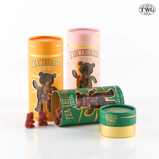【TWG Tea】茶香泰迪3入組 Tea Teddies (200g/罐)