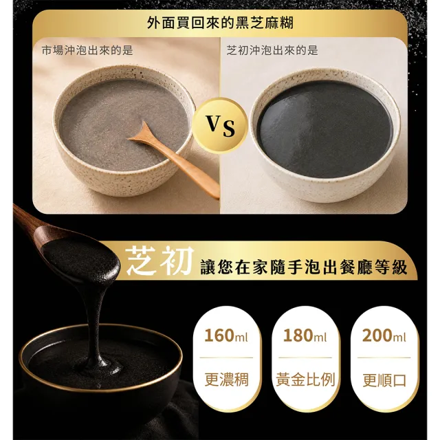 【芝初】50+吾時佳高濃度黑芝麻糊8入x 3袋組