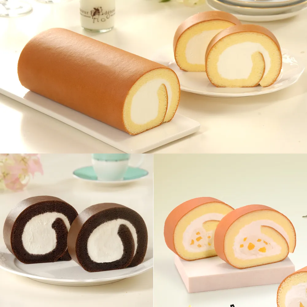 【亞尼克果子工房】人氣口味生乳捲3條組(原味/特黑/香草布丁 /禮盒/伴手禮/送禮)