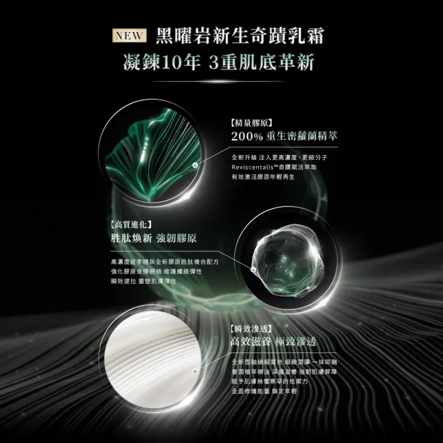 【ARMANI 亞曼尼】官方直營 黑曜岩新生奇蹟乳輕盈版_50ml(頂級抗老/乳霜/保濕霜/週年慶)