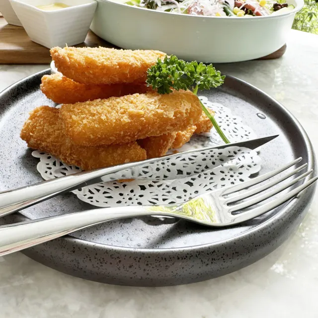 【Buderus】北歐極簡風316不鏽鋼質感西餐具三件組(餐刀/餐叉/餐匙 居家美學/質感餐具)