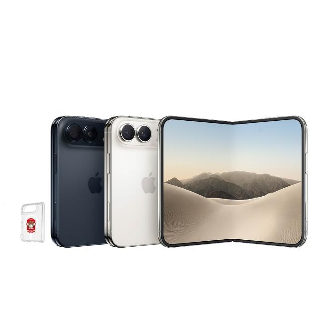 【Apple】iPhone Duo(256G/7.6吋)(白沙屯透明防摔殼組)(預購)