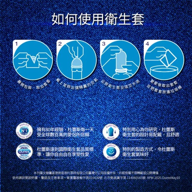【Durex 杜蕾斯】活力裝衛生套4盒(共48入 保險套/衛生套/避孕套/安全套/避孕/保險套推薦)