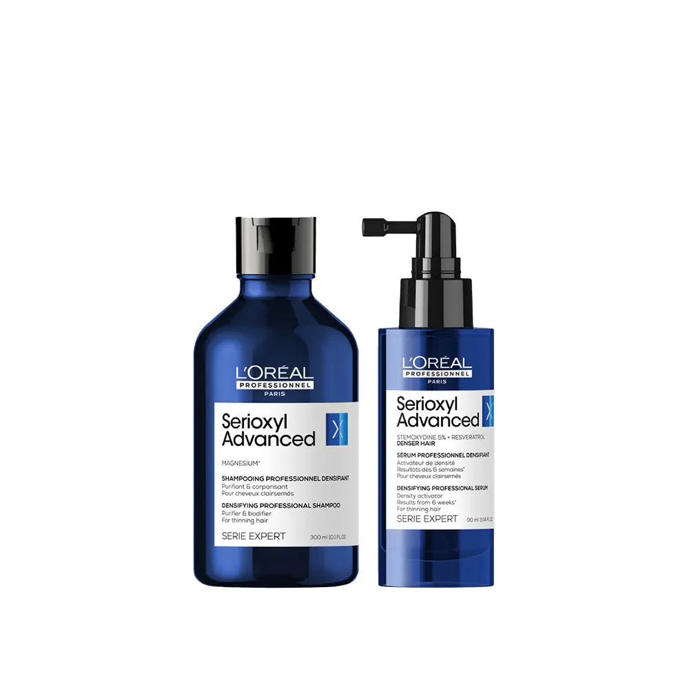 【L’OREAL 巴黎萊雅PRO】絲芮雅平衡健髮洗髮精+活力啟動精粹90ml (建髮小藍瓶/養髮/控油/頭皮精華)