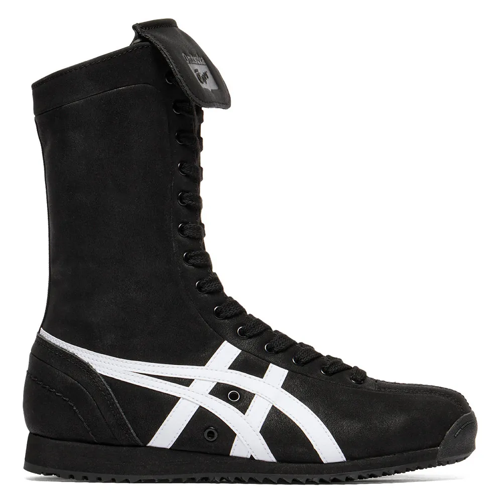 【Onitsuka Tiger】鬼塚虎-黑底白虎紋 MEXICO 66 BOXING｜1183C454-002 休閒鞋