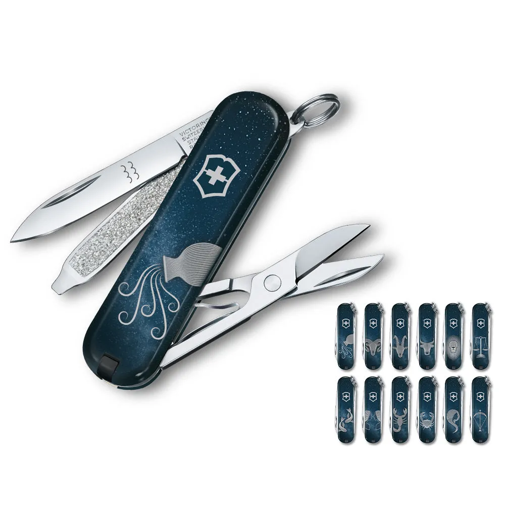 【VICTORINOX 瑞士維氏】瑞士刀 Classic SD 星座 58mm/7用 0.6223 多功能鑰匙圈