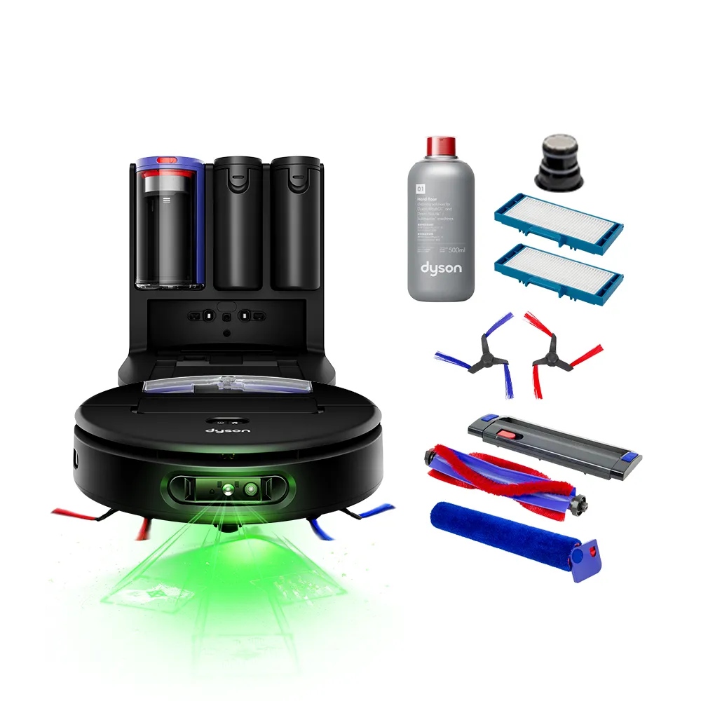 【dyson 戴森】RB05 Spot+Scrub Ai 掃拖機器人 (滾筒掃地機/智能偵測/熱活水洗地/自清潔)