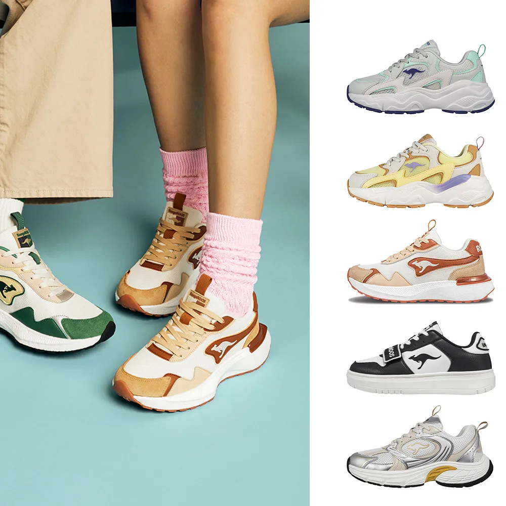 【KangaROOS】休閒鞋 女鞋 運動鞋 厚底老爹鞋 多款任選(KW51825 KW51821 KW41672 KW41358 KW51859)