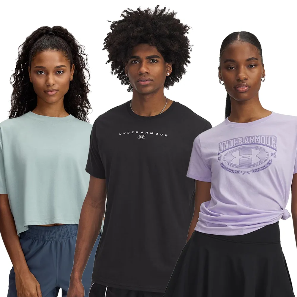 【UNDER ARMOUR】UA 男女款 LOGO 短袖T-Shirt 運動短T(多款任選)