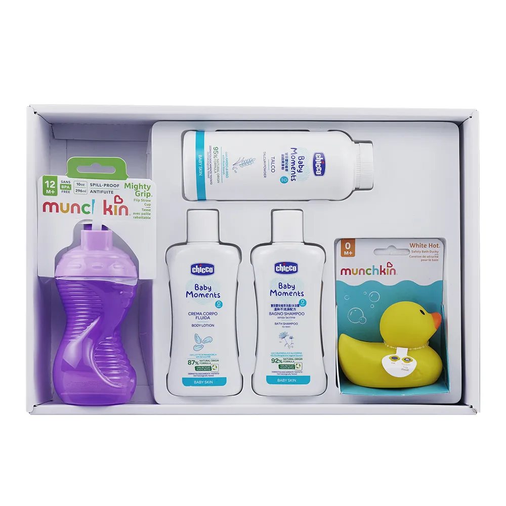 【Chicco 官方直營】寶貝嬰兒植萃歡樂沐浴全效質感禮盒