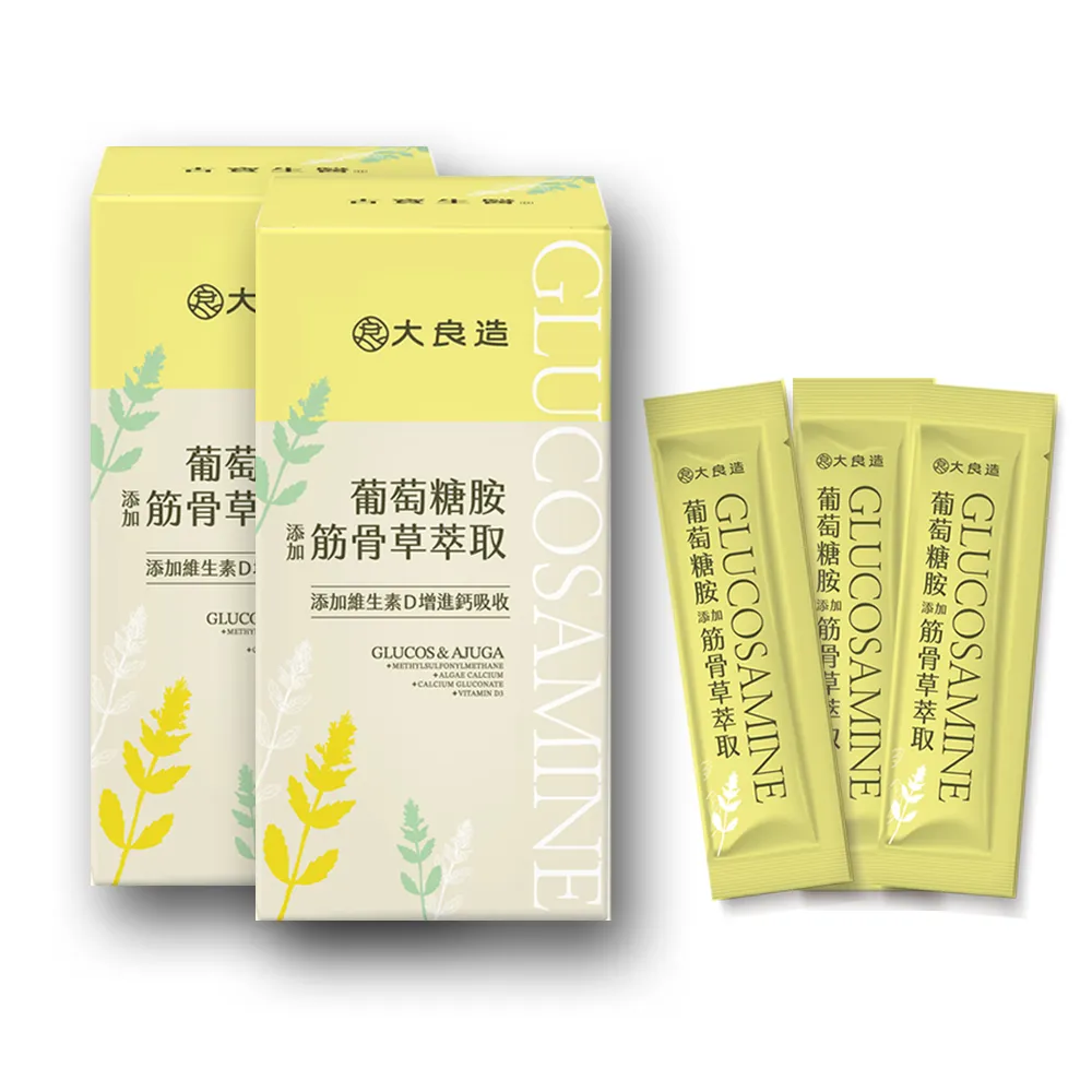 【大良造】2盒組 古寶生醫 葡萄糖胺筋骨草萃取果凍條(25入/盒)