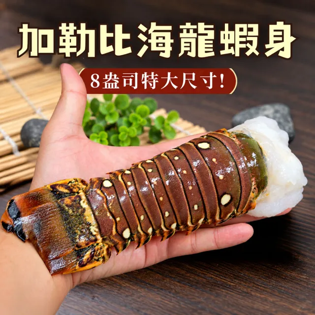 【築地一番鮮】8盎司-龍蝦身 4尾(220g/尾)/去頭殼薄(生凍)龍蝦尾