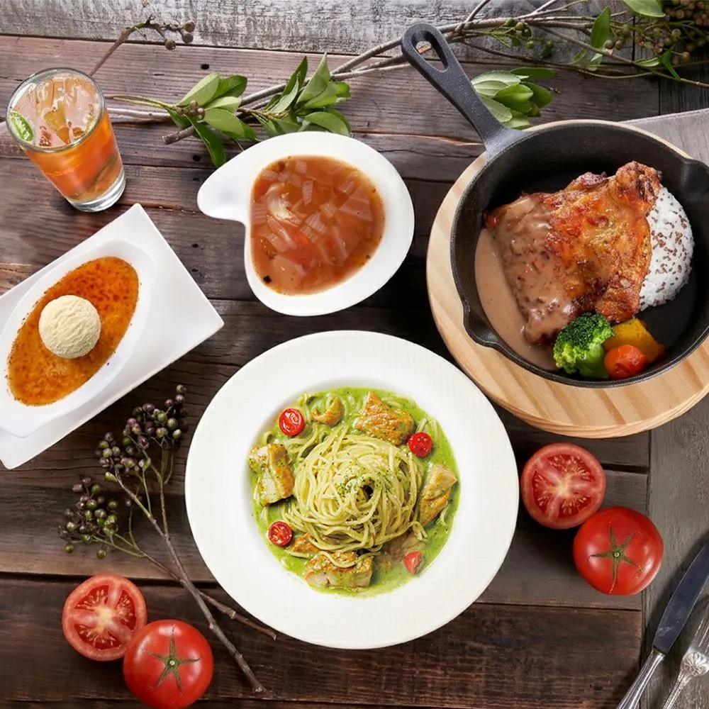【Movenpick 莫凡彼】雙人平日經典義式套餐(含主餐*2+湯品*2+甜點*2+飲品*2)