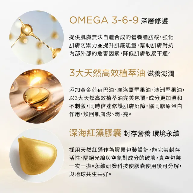 【DARPHIN 朵法】金緻再生精露膠囊雙星組(金緻再生C&E精露膠囊 60顆+金緻再生A醇精露膠囊 60顆)