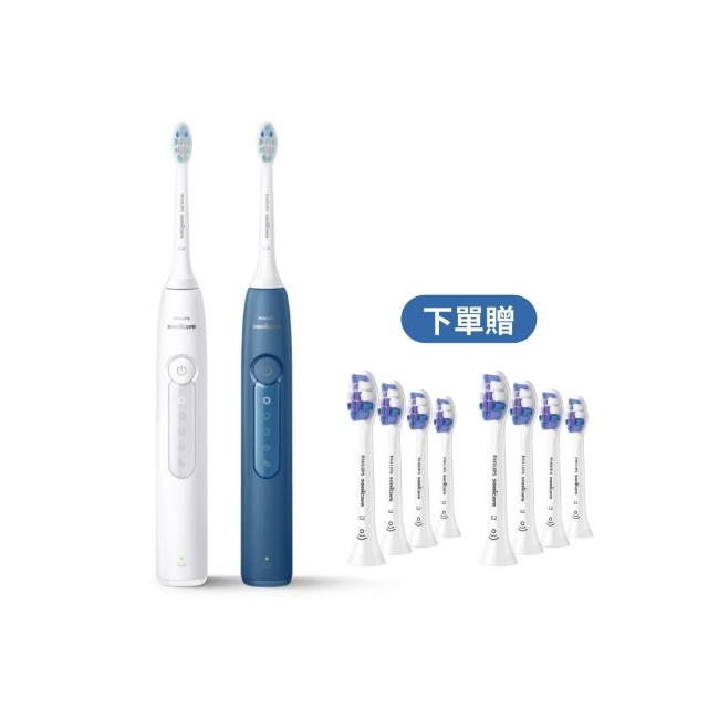 【Philips 飛利浦】HX5191 Sonicare舒適潔淨音波電動牙刷 2入組(2色任選/智能提醒/5種模式/官方直營)