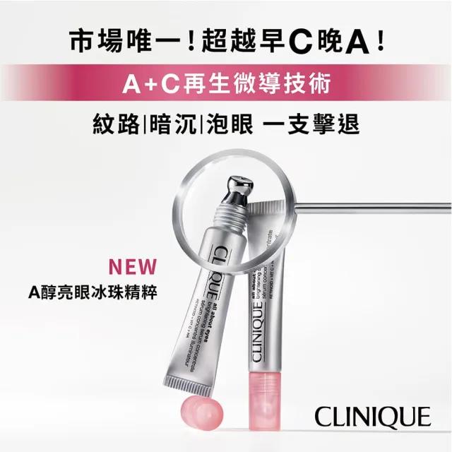 【CLINIQUE 倩碧】A醇亮眼冰珠精粹10ml