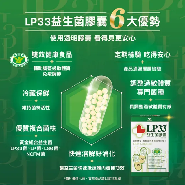 【統一】LP33健字號益生菌膠囊*10盒(30顆/盒-調整過敏體質 免疫調節 抗敏 保健禮盒)