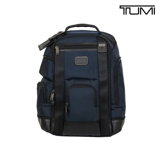 【TUMI】DFO Fremont Hedrick Deluxe 公事後背包 - 藍/黑