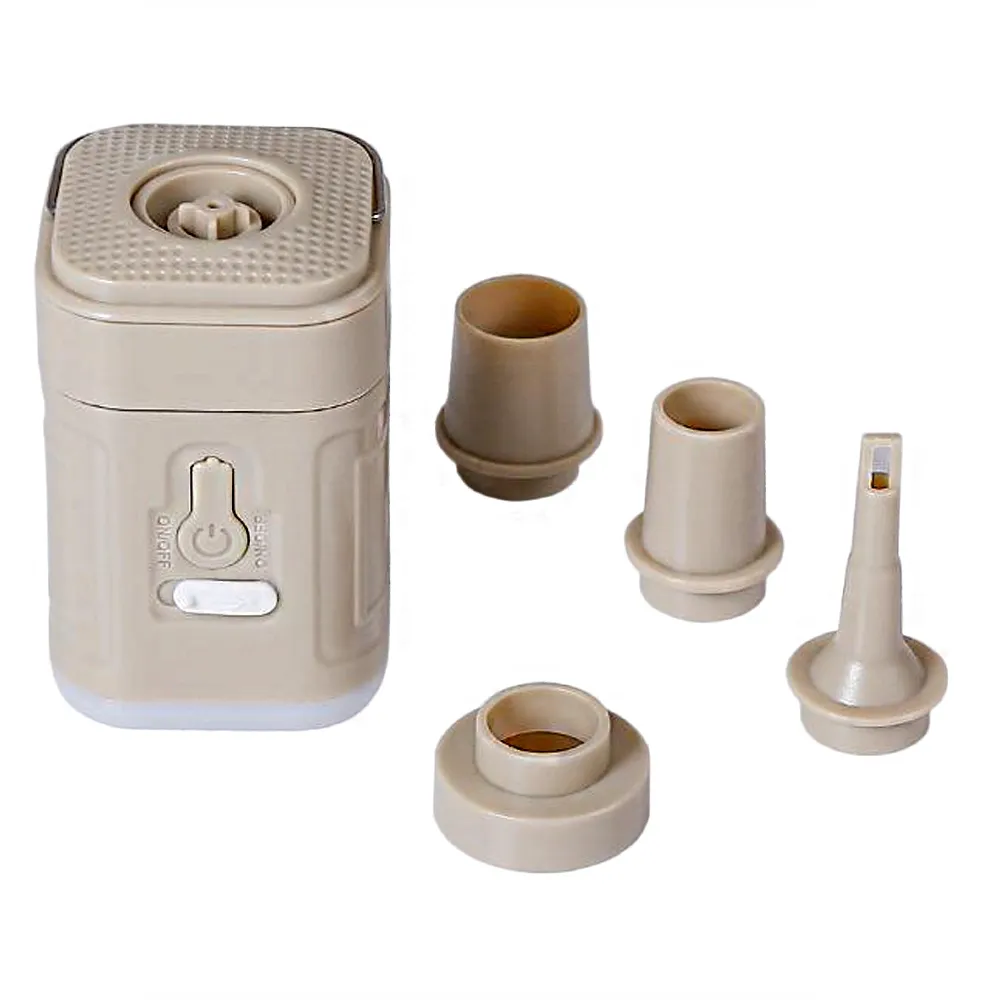【Kyhome】無線便攜電動充氣泵 充抽兩用 LED照明燈/自動充氣床墊/泳圈/戶外應急燈 真空抽氣泵 充氣幫浦