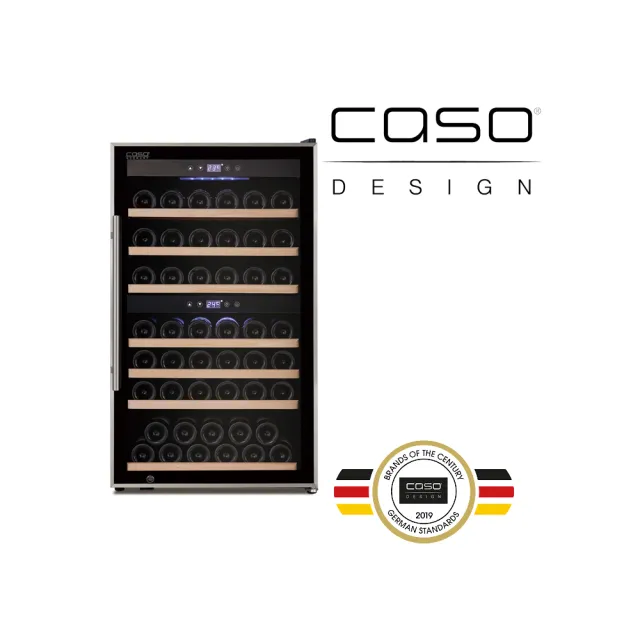【CASO】66瓶裝 雙溫控紅酒櫃(SW-66)