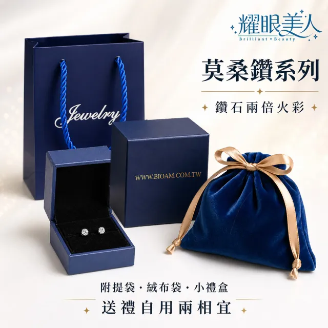 【耀眼美人】超閃耀一克拉莫桑鑽經典單鑽石手鍊/不銹鋼(莫桑鑽禮物/不過敏/顯白氣質/雙11)