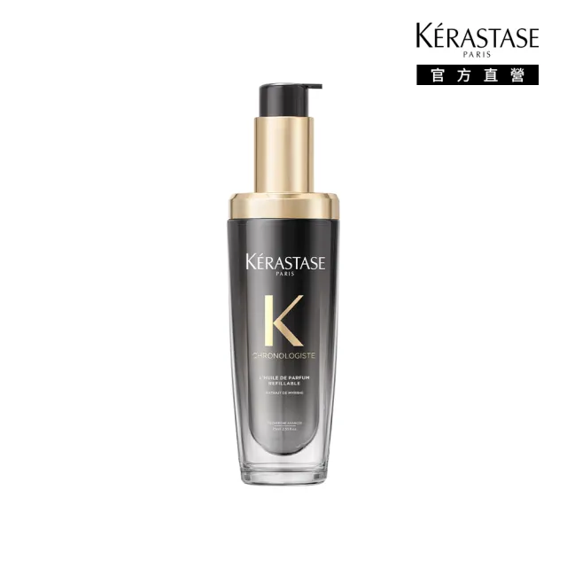 福利品【KERASTASE 巴黎卡詩】黑鑽極萃逆時玫瑰香氛露75ml(盒損)
