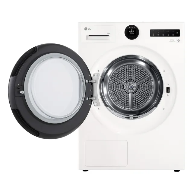 【LG 樂金】家電快配◆ 10公斤雙變頻熱泵免曬衣乾衣機 雲朵白(WR-10XW)