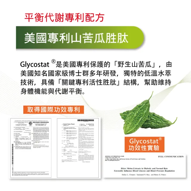 【愛善那】雙苦瓜胜肽+苦瓜苷素食膠囊x3 共180顆(美國耶魯大學權威專利定序)