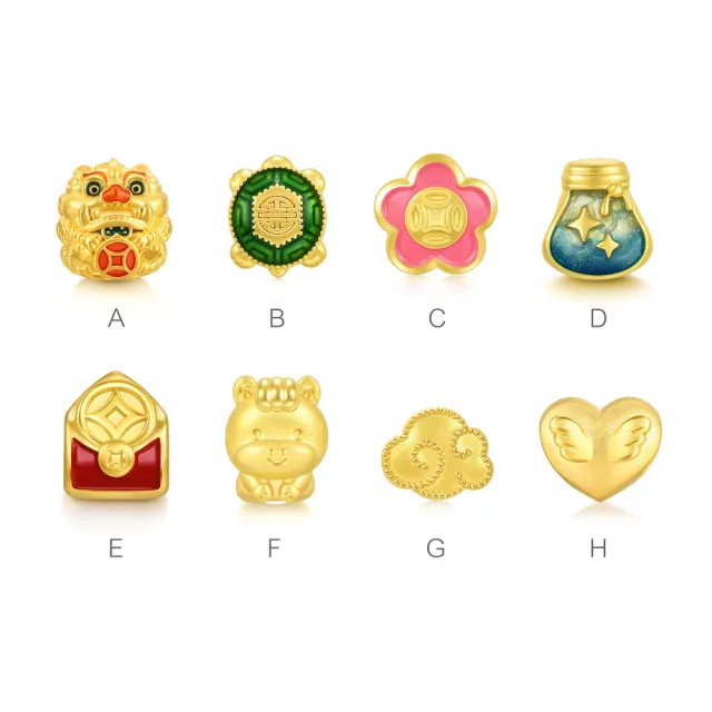 【點睛品】心想事成 黃金串珠(任選)
