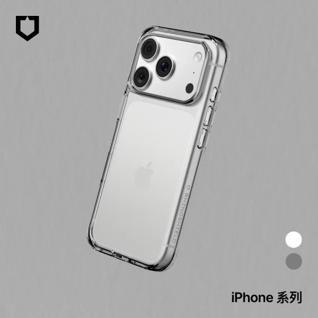 【RHINOSHIELD 犀牛盾】iPhone 全系列 Clear 抗黃化透明防摔手機殼(相機鍵按鈕/開孔版)
