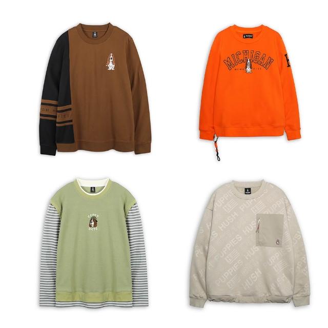 【Hush Puppies】男女裝 上衣 品牌人氣LOGO上衣 (多款任選)