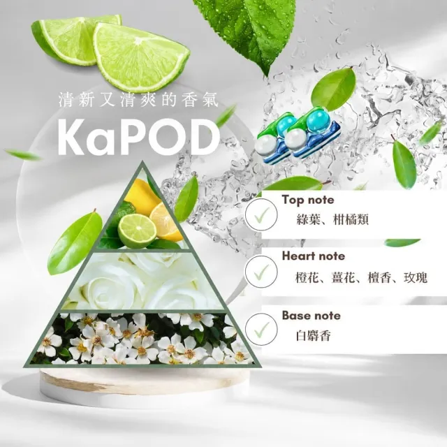 【KaPOD 王子菁華】4合1抗菌洗衣膠囊/洗衣球 30顆/袋*2*2(護色護衣/室內晾曬/防？ 任選)