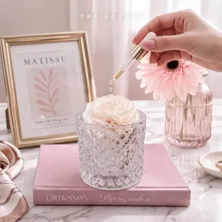 【The Forest 癒森林】野薔薇香氛擴香水晶禮盒含30ml品牌香氛油(送禮禮盒/居家香氛/生日禮物/香氛精油)