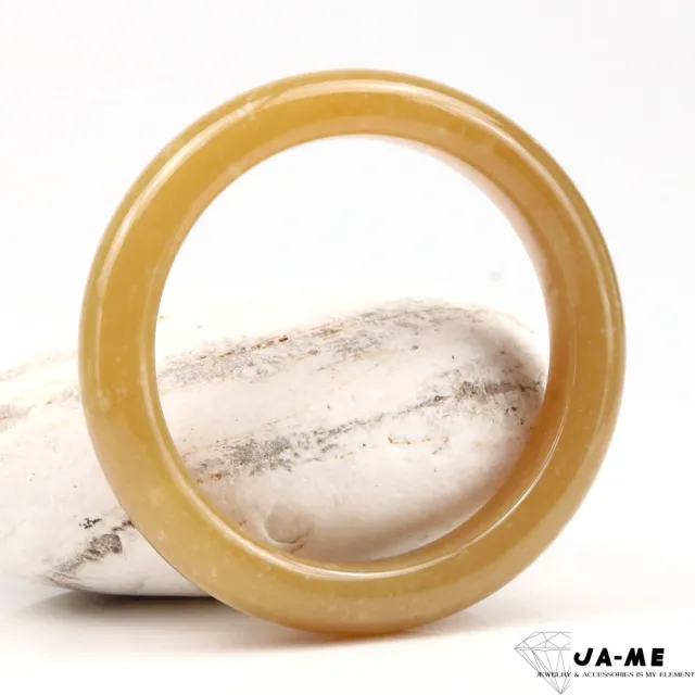 【JA-ME】天然和田玉 新疆若羌黃金糖 玉鐲 手鐲#18