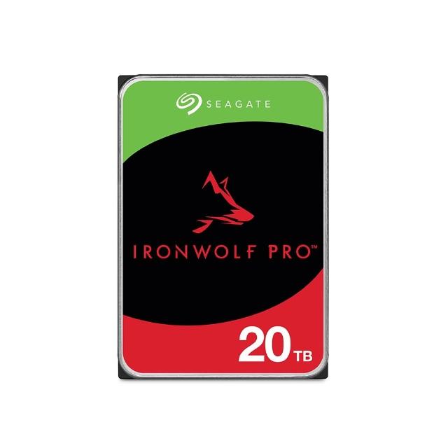 2入【SEAGATE 希捷】IronWolf Pro 20TB 3.5吋 7200轉 256MB NAS內接硬碟(ST20000NT001)
