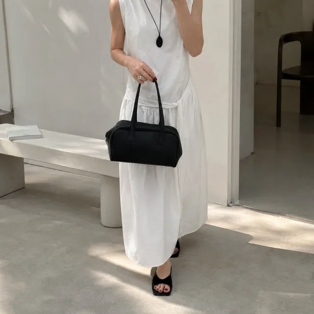 【EMMA SUE】雙11 皮革包包 大容量包包 腋下包 單肩包 包包 枕頭包 小方包 通勤包 女生包包 保齡球包 波