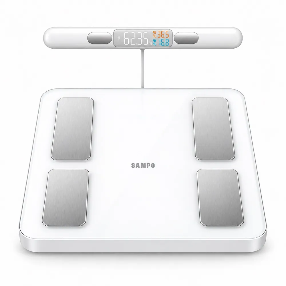 【SAMPO 聲寶】八電極智能體脂計/體重計/體脂機 (BF-Z2401BL)