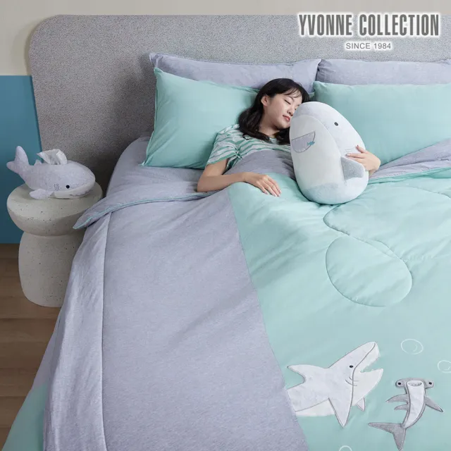 【YVONNE 以旺傢飾】100%美國棉 四季被-多款任選(4x5呎 單人  純棉 棉被 水洗 防蹣 台灣製)