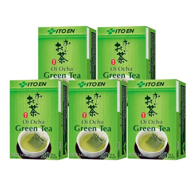 【伊藤園】Oi Ocha綠茶/玄米茶(抹茶入)茶包20入x 5盒
