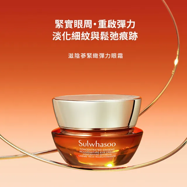 【Sulwhasoo 雪花秀】官方直營 滋陰蔘緊緻彈力眼霜15ml(A醇)
