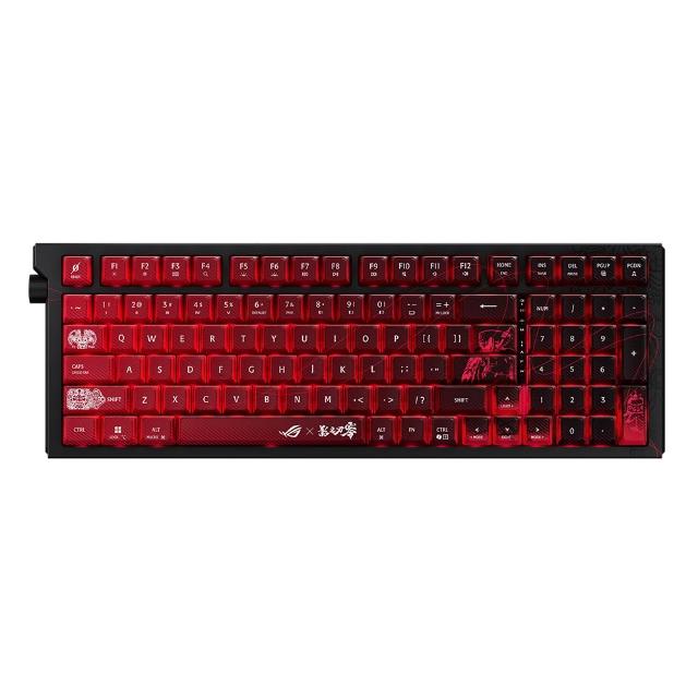 【ASUS 華碩】ROG Strix Morph 96 Phantom Blade Zero Edition 無線電競鍵盤 - 影之刃零 限量聯名 (雪軸)