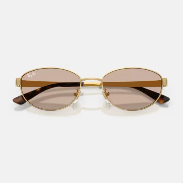 【RayBan 雷朋】橢圓金屬抗UV太陽眼鏡(RB3774D-003/87、001/73、001/87、001/3、001/69、001/80 55mm)