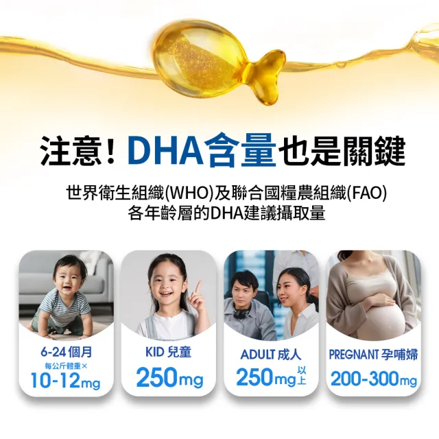 【EatBLISS 益比喜】小晶明DHA兒童魚油(60入/罐) rTG型態 小巧好吞無腥味
