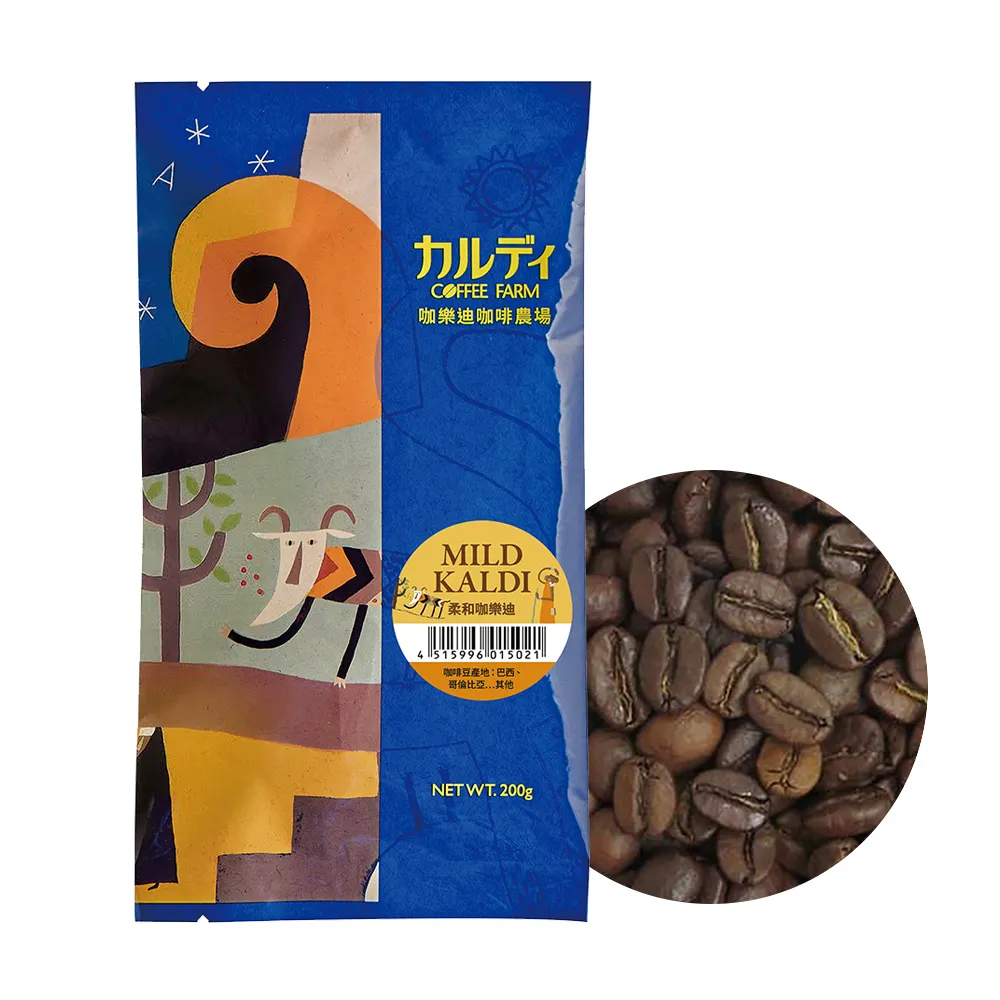 【咖樂迪咖啡農場】柔和咖樂迪咖啡豆 200g/1包(巴西;哥倫比亞;中淺焙)